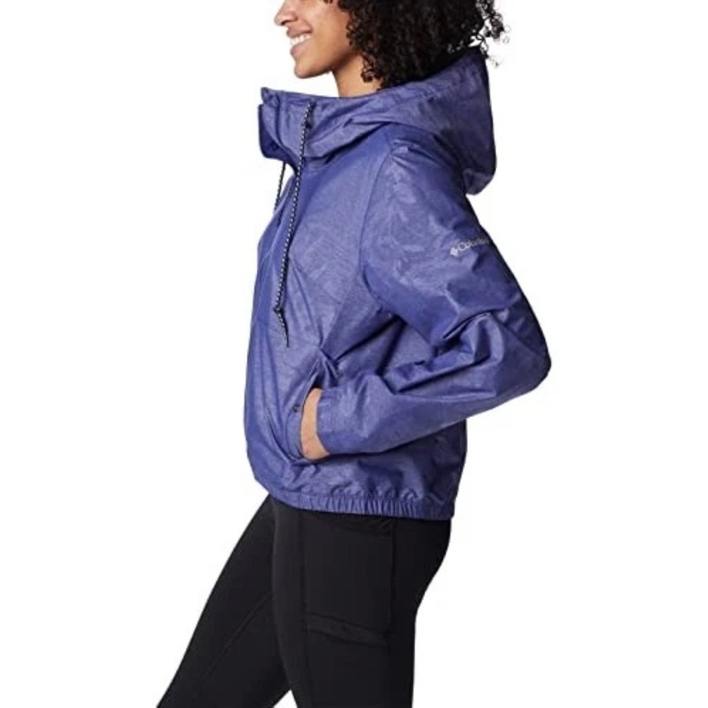 Columbia Womens Lillian Ridge Short Jacket Waterproof Purple/Blue Size XXL EUC - Picture 2 of 13